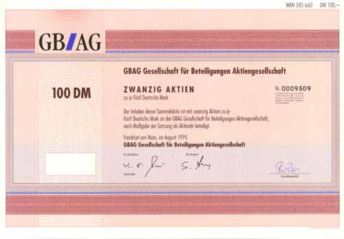 GBAG Gesellschaft für Beteiligungen