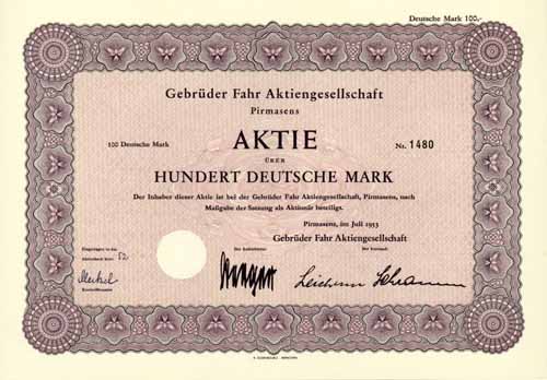 Gebrüder Fahr