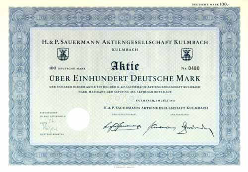 H. & P. Sauermann Kulmbach