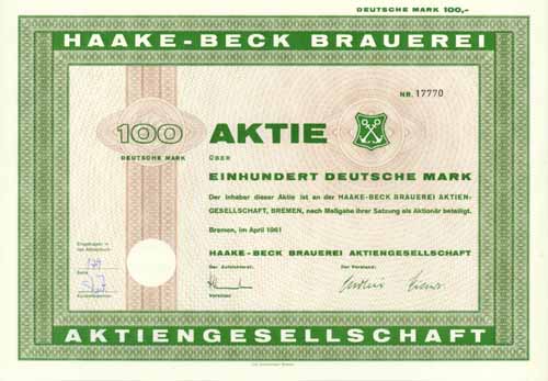Haake-Beck Brauerei