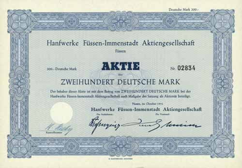 Hanfwerke Füssen-Immenstadt