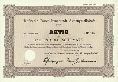 Hanfwerke Füssen-Immenstadt