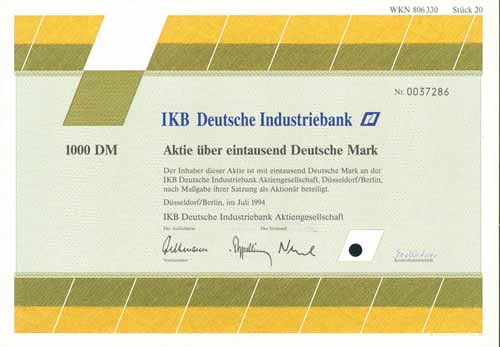 IKB Deutsche Industriebank