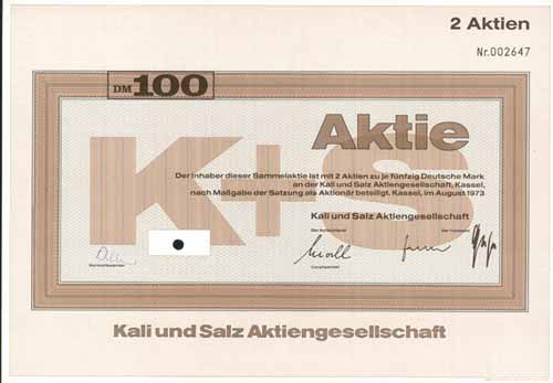 Kali und Salz