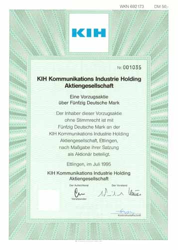 KIH Kommunikations Industrie Holding