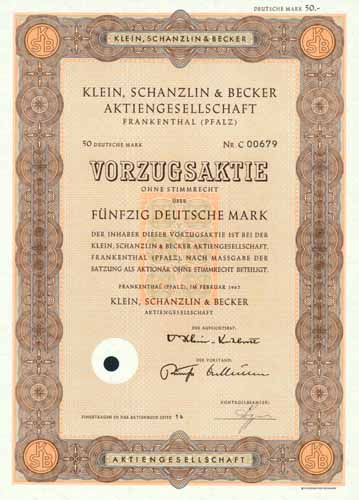 Klein, Schanzlin & Becker