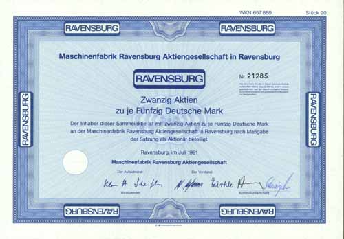Maschinenfabrik Ravensburg