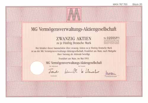 MG Vermögensverwaltungs-AG