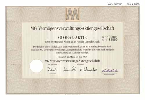 MG Vermögensverwaltungs-AG