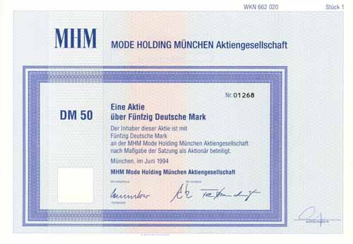 MHM Mode Holding München