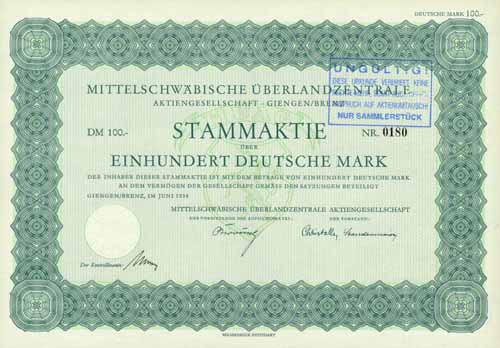 Mittelschwäbische Überlandzentrale