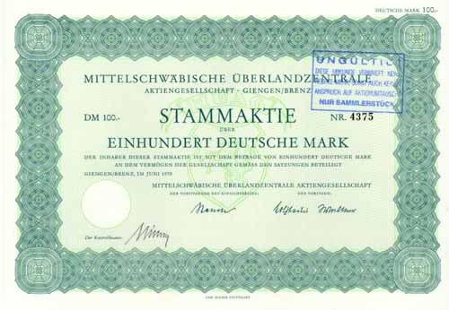 Mittelschwäbische Überlandzentrale