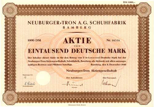 Neuburger-Tron Schuhfabrik