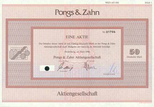 Pongs & Zahn