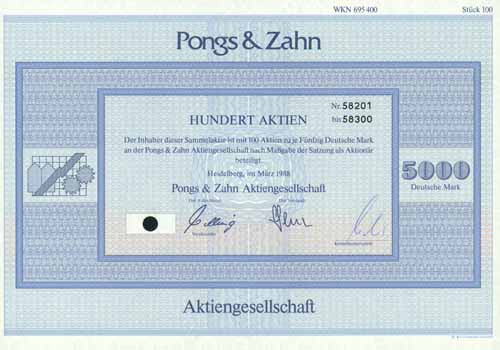 Pongs & Zahn