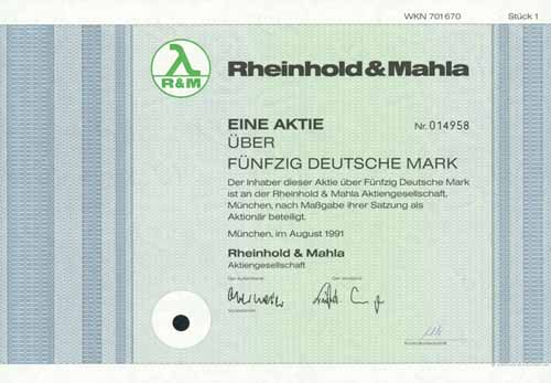 Rheinhold & Mahla
