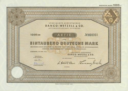 Vereinigte Asbestwerke Danco-Wetzell & Co.
