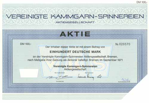 Vereinigte Kammgarn-Spinnereien