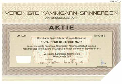 Vereinigte Kammgarn-Spinnereien