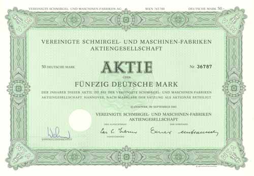 Vereinigte Schmirgel- und Maschinenfabriken