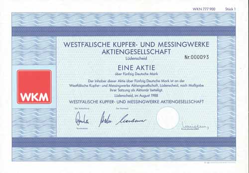 Westfälische Kupfer- und Messingwerke