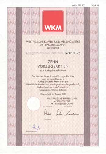 Westfälische Kupfer- und Messingwerke