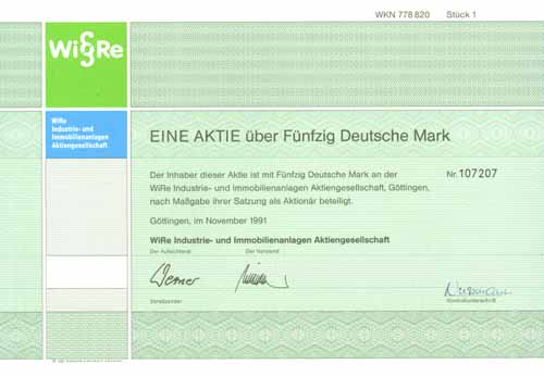 WiRe Industrie- und Immobilienanlagen