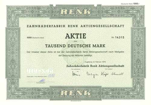 Zahnräderfabrik Renk