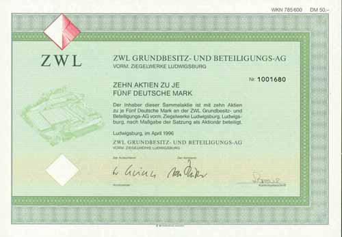 ZWL Grundbesitz- und Beteiligungs-AG