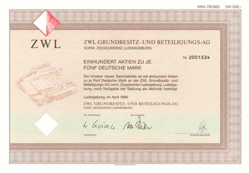 ZWL Grundbesitz- und Beteiligungs-AG