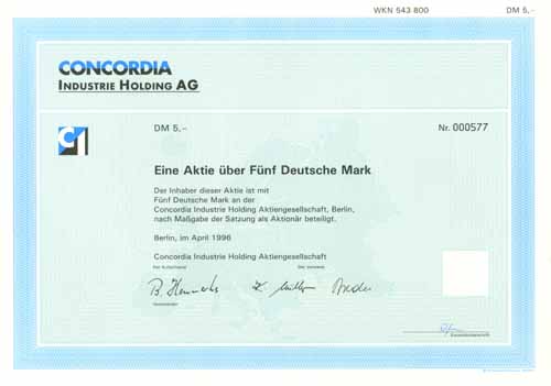 Concordia Industrie Holding