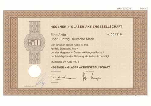 Hegener + Glaser