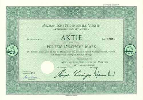 Mechanische Seidenweberei Viersen