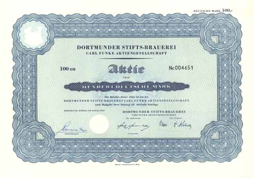 Dortmunder Stifts-Brauerei Carl Funke
