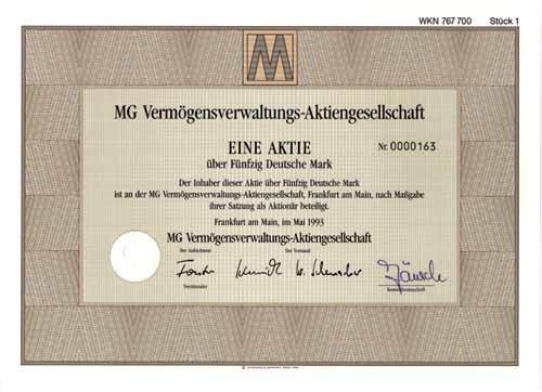 MG Vermögensverwaltungs-AG