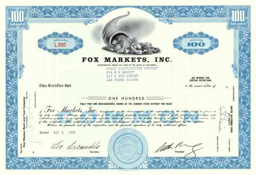 Fox Markets, Inc.