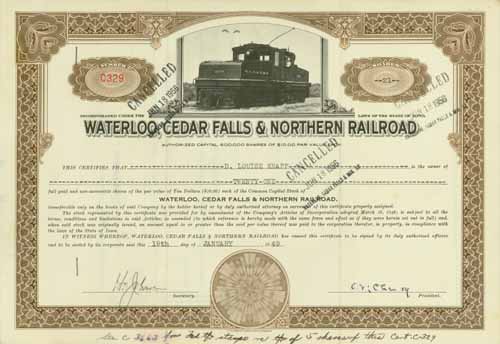 Waterloo, Cedar Falls & Northern Railroad