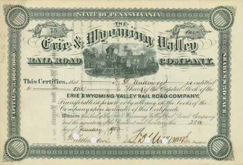 Erie & Wyoming Valley Rail Road Company