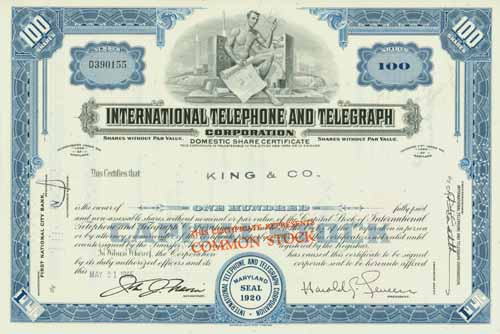 International Telephone and Telegraph Corporation