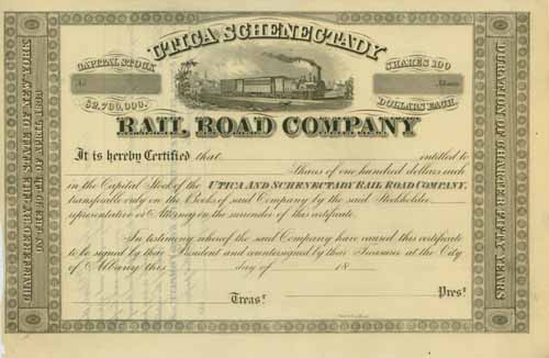 Utica and Schenectady Rail Road Company
