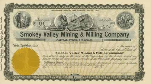 Smokey Valley Mining & Milling Company
