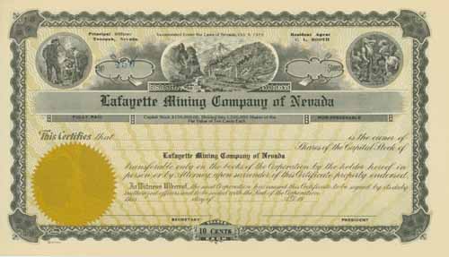 Lafayette Mining Company of Nevada