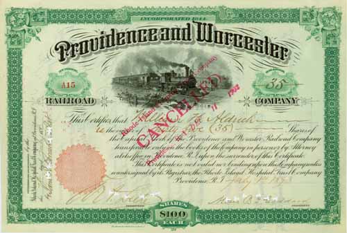 Providence and Worcester Railroad Company