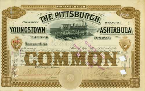 Pittsburgh, Youngstown and Ashtabula Railroad Company