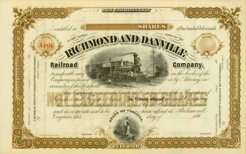 Richmond and Danville Railroad Company
