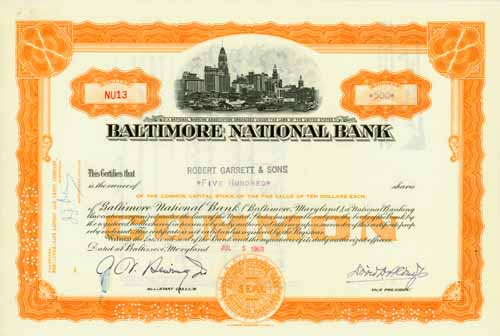 Baltimore National Bank