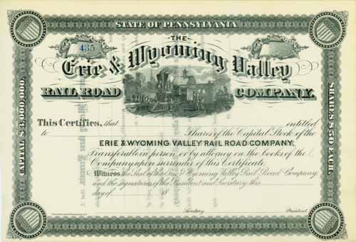 Erie & Wyoming Valley Rail Road Company