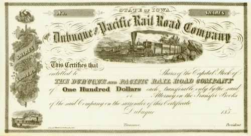 Dubuque and Pacific Rail Road Company