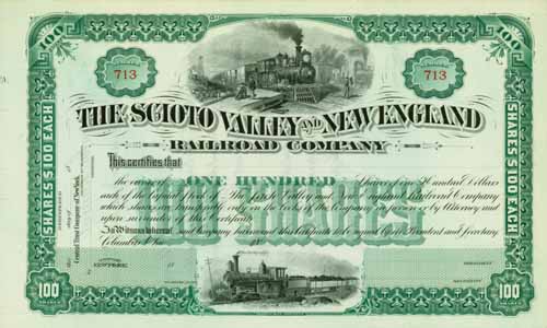 Scioto Valley and New England Railroad Company