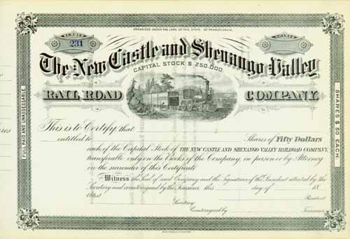 New Castle and Shenango Valley Rail Road Company